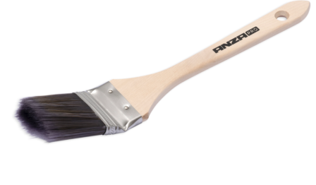 Allround Short Angled Brush Wood