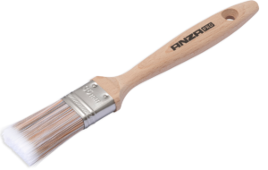 Super Soft Flat Brush Wood 35 mm